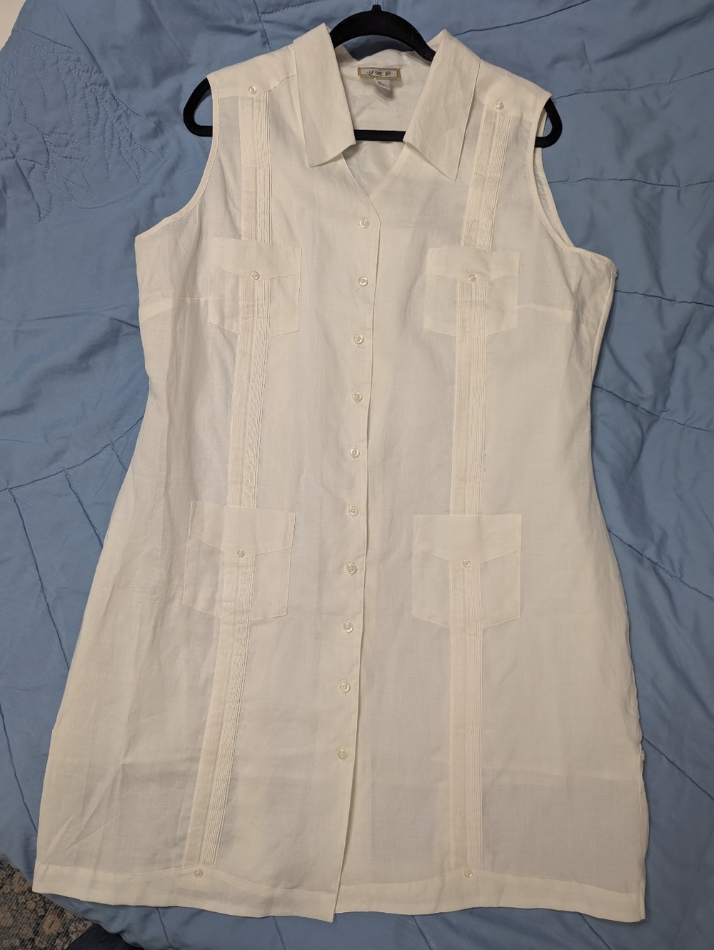 100% Linen J.M.P. Summer Dress Size 2X